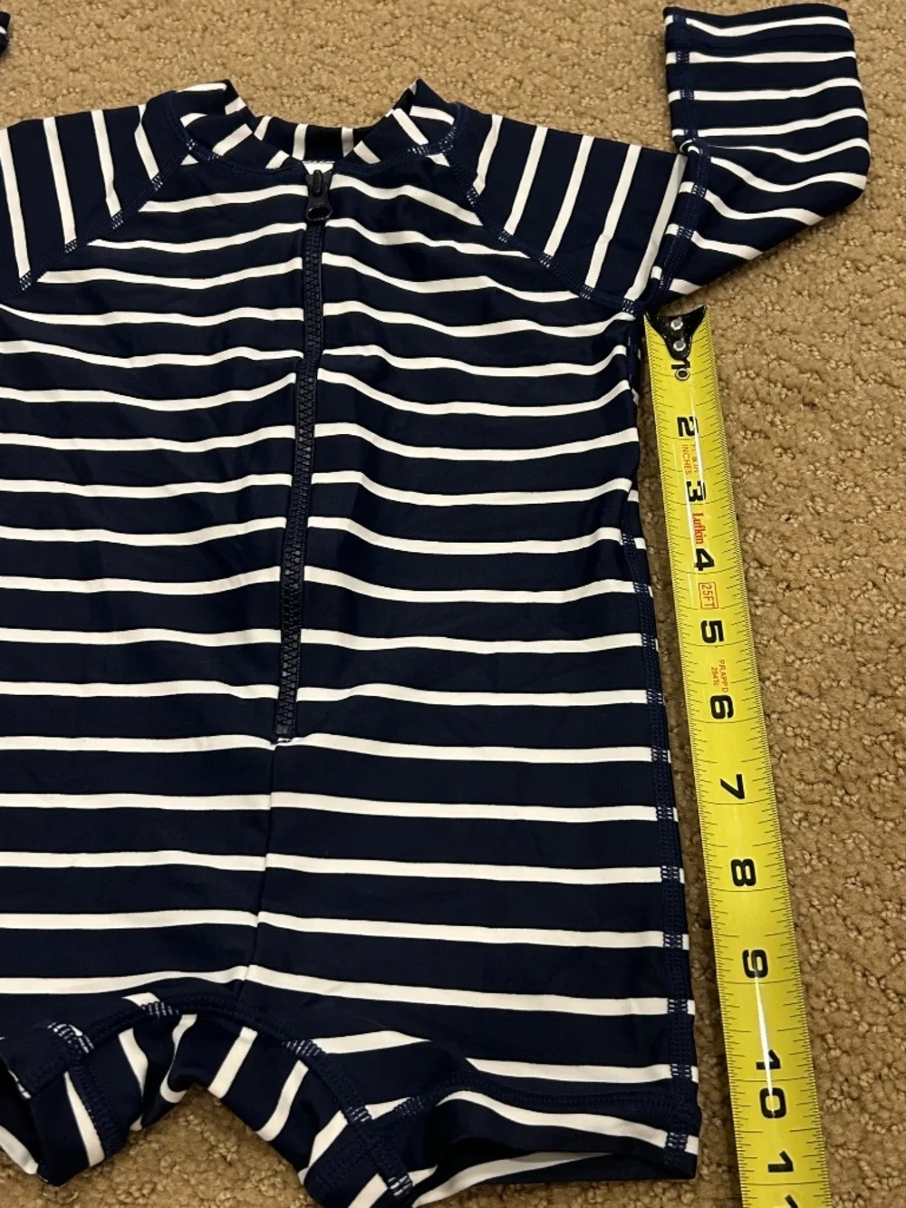Hanna Andersson Baby Rashguard Swimsuit Unisex 6 to 12 Months